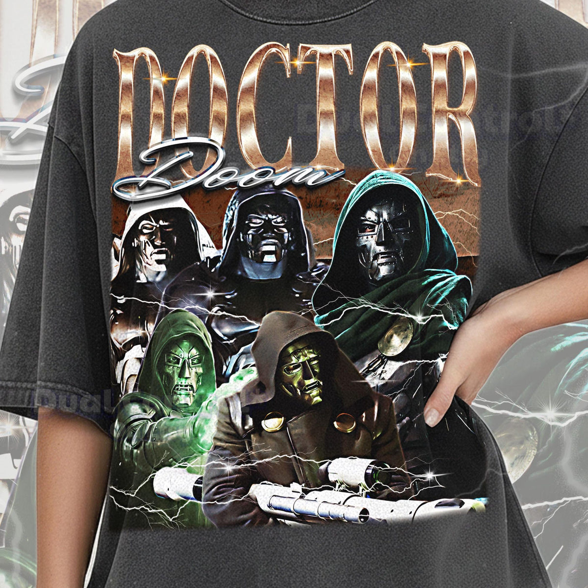 Comfort Colors Doctor Doom Shirt Women, Vintage 90s Retro Classic Bootleg Marvel Comic Boss Graphic Tee, Fan Gift for Her Aesthetic