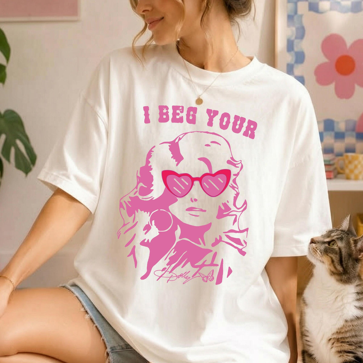 I Beg Your Parton Shirt Country Cowgirl Dolly TShirt  Dolly Parton Signature Vintage Shirt Country Music TeeWestern Howdy Partner Gift