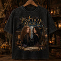 Comfort Colors Practical Magic 2 Shirt Women, Midnight Margaritas Owens Sisters Halloween Witchy Graphic Tee, Spooky Season Fan Gift for Her Aesthetic