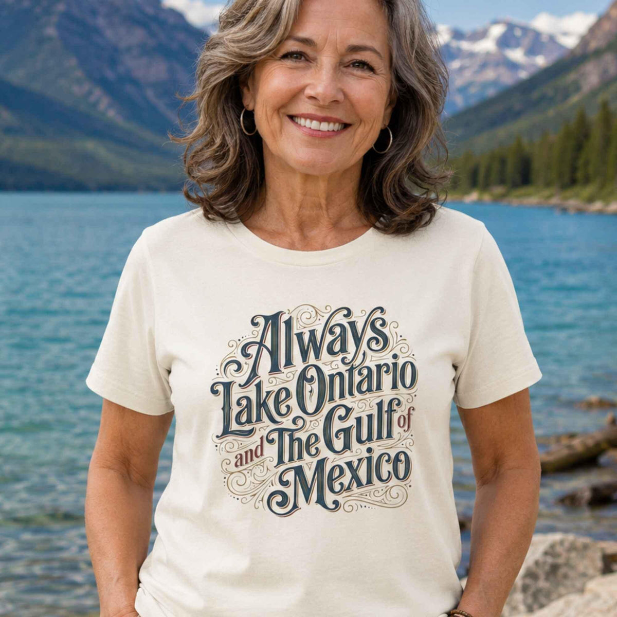Gulf Of Mexico Shirt   Lake Ontario Tee Funny Political  Gulf Of America Resistance Bella Canvas Unisex Gift