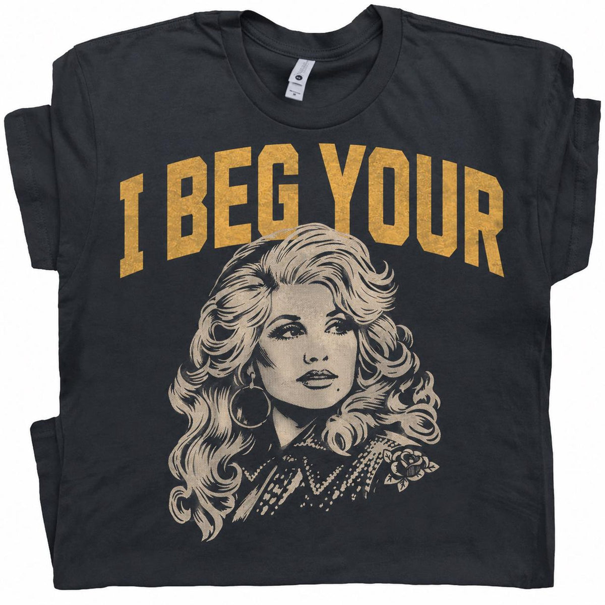 Comfort Colors I Beg Your Parton Shirt Women, Vintage Country Music Nashville Funny Sarcastic Cool Cowgirl Graphic Tee, Fan Gift for Her Aesthetic
