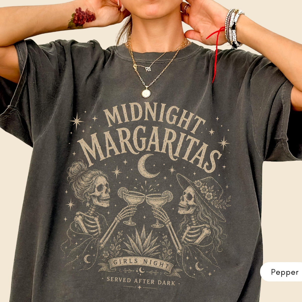 Midnight Margaritas Comfort Colors Shirt Girls night tequila Shirt Witchy Tee Margarita Halloween Shirt Practical Magic Shirt