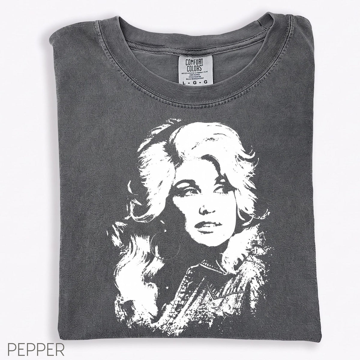 Comfort Colors Vintage Dolly Parton Tribute Shirt  Retro Country Music Legend Portrait  Classic Cowgirl Graphic Tee