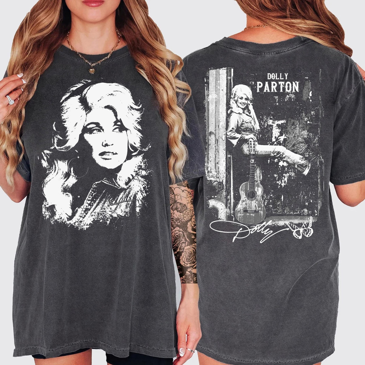Comfort Colors Vintage Dolly Parton Shirt Women, Country Music Legend Tribute Queen of Hearts Graphic Tee, Fan Gift for Her Aesthetic