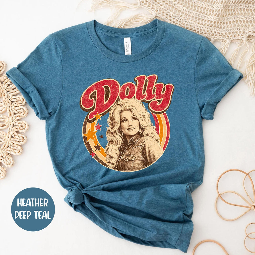 Dolly Parton Memorial  Shirt Dolly Tshirt RIP DOLLY Country Music Shirt Dolly Memorial Tee Retro Country Music Legend Portrait