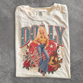 Comfort Colors Dolly Parton Retro Shirt Women, 80s Country Music Autograph Graphic Tee, Fan Gift for Her Aesthetic