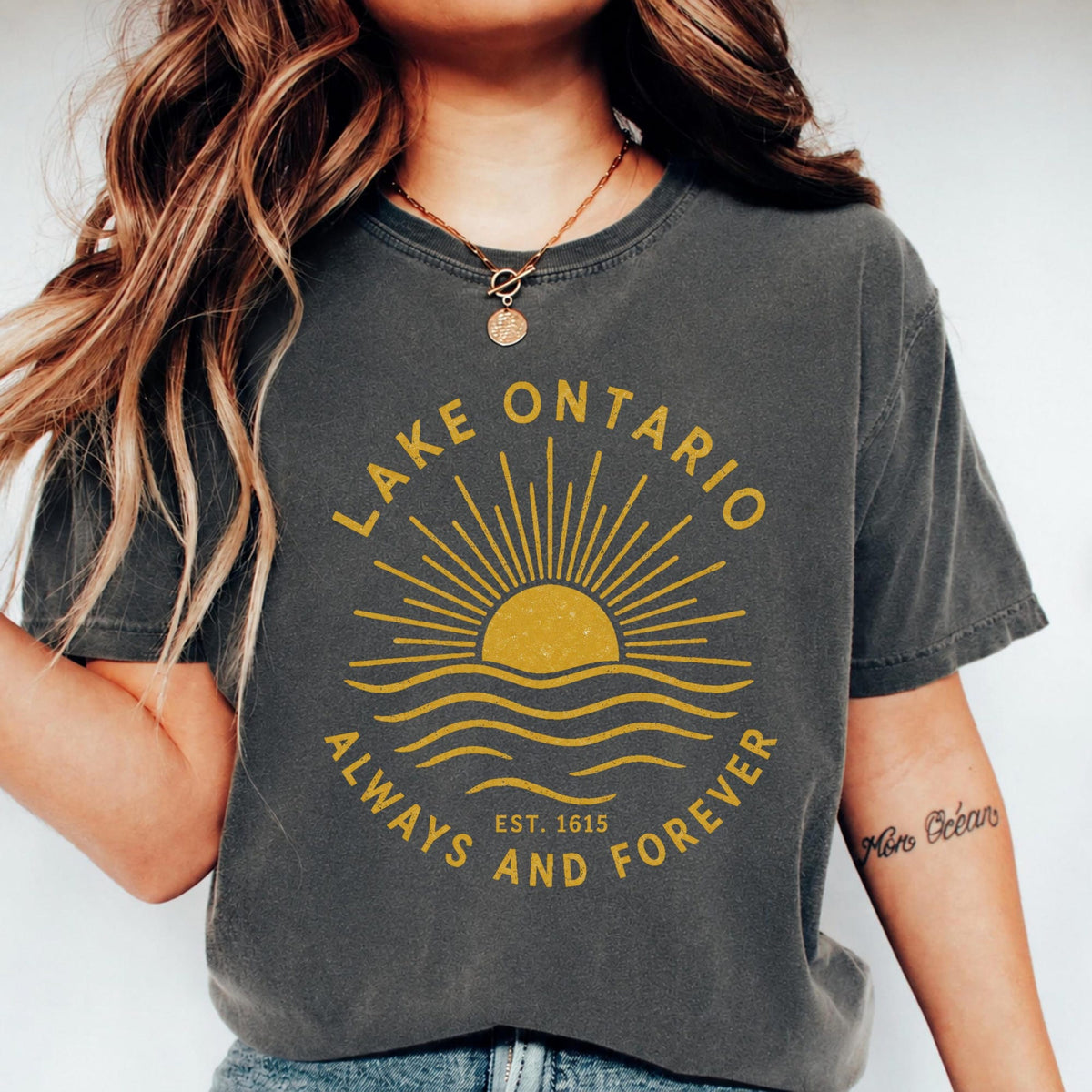 Lake Ontario Shirt Always And Forever Est 1615 Tshirt Great Lakes Unisex Gift