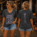 Midnight Margaritas Vneck Shirt Witchy Halloween Tank Top Salt Rosemary Lavender Love Shirt Spooky Season Gift S1585