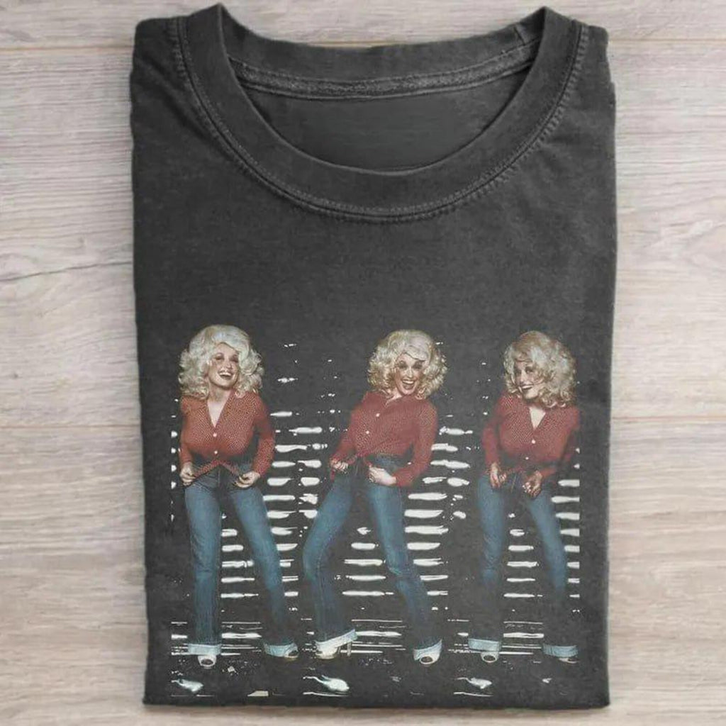 Vintage Dolly Parton Shirt Retro 80s Country Music Graphic Tee Quote Southern Belle Music Legend Fan Gift