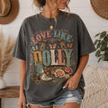 Comfort Colors Love Like Dolly Parton Memorial Shirt Women, RIP Dolly 1946 2026 Retro Country Music Cowgirl Graphic Tee, Fan Gift for Her Aesthetic