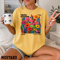 Yayoi Kusama Shirt Comfort Colors Art Tee Japanese Artist Shirt Colorful Polka Dot Flower TShirt Museum Art Lover Gift Japan Art Tee