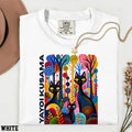 Yayoi Kusama Flower Cat Shirt Comfort Colors Polka Dot Tee Colorful Japanese Art TShirt Black Cat Graphic Retro Museum Artist Gift