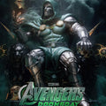 Avengers Doomsday Doctor Doom Superhero Movie Comic Book Inspired Villain Action Movie Room Decor - Poster | Canvas Wall Art Print