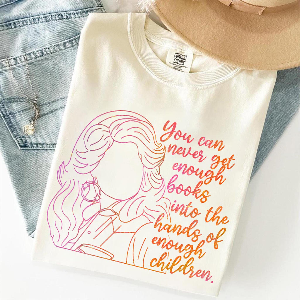 Dolly Parton Book Lover Shirt Imagination Library Teacher Gift Literary Reading Enthusiast Tee