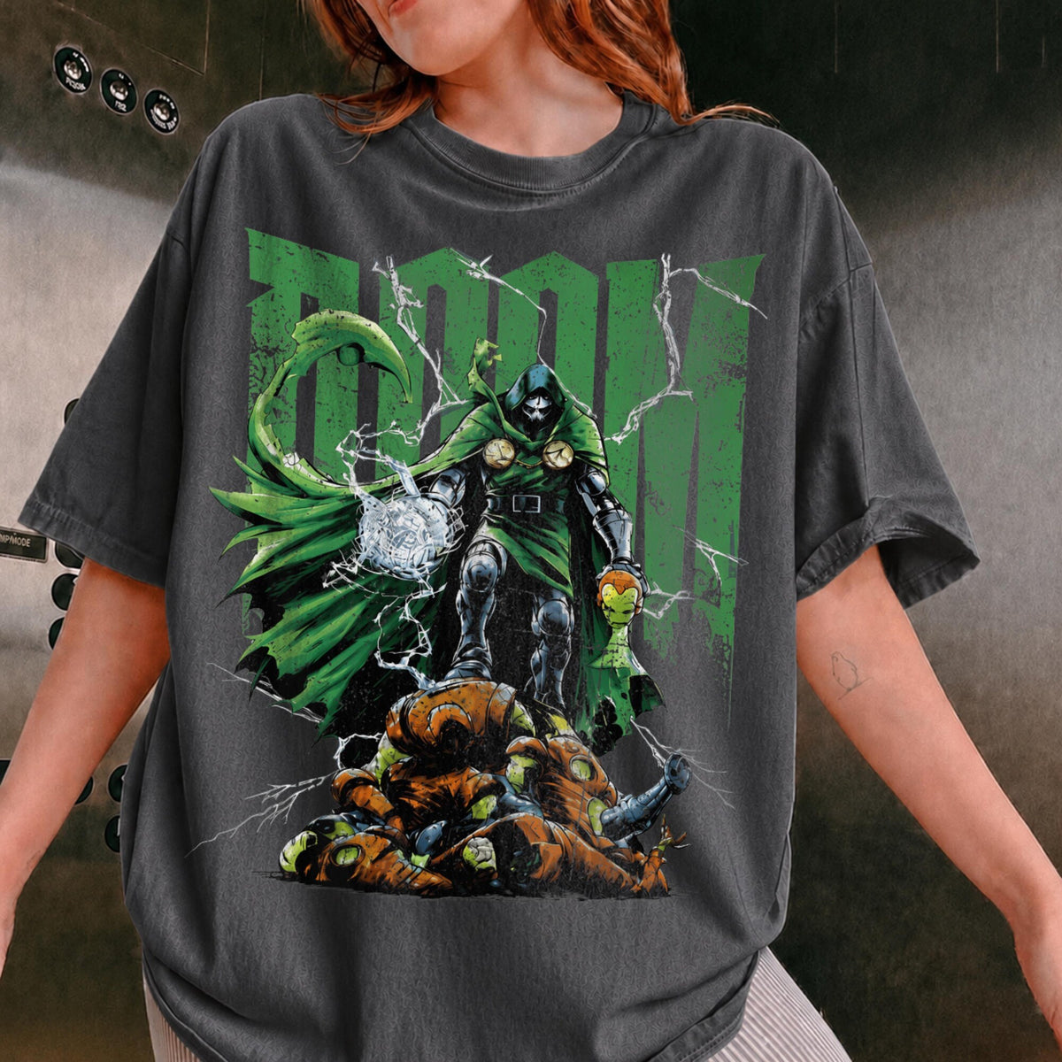 Comfort Colors Vintage Doctor Doom Victor Von Doom Shirt Women, Retro Marvel Avengers Doomsday Villain Streetwear Graphic Tee, Fan Gift for Her Aesthetic