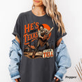 Comfort Colors HeS From Texas I Can Tell Shirt Chainsaw Horror Shirt Halloween Slasher Tee Spooky Graphic TShirt