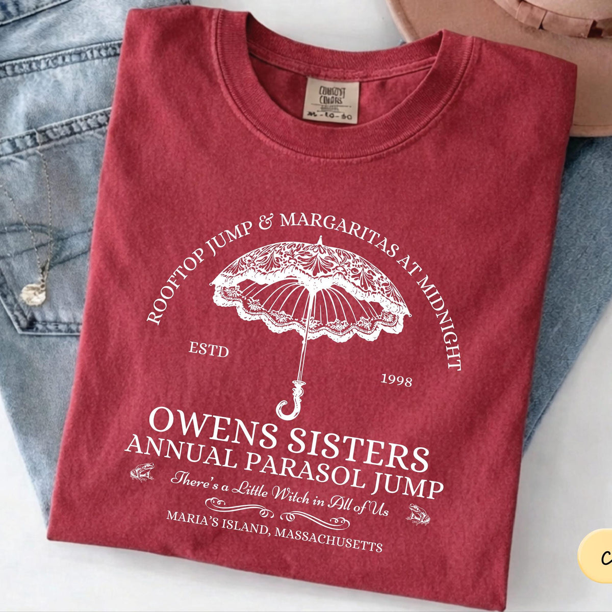Comfort Colors Midnight Margaritas Shirt Women, Witchy Garden Salt Rosemary Lavender Practical Magic Halloween Graphic Tee, Spooky Season Gift for Her Aesthetic