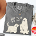 Boop Ghost Dog Comfort Colors TShirt Funny Halloween Dog Mom Shirt