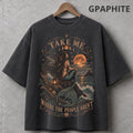 Dark Academia Mermaid Shirt Vintage Gothic Mermaid Tarot Card Tee Take Me Where The People Arent Introverts Moon Graphic TShirt