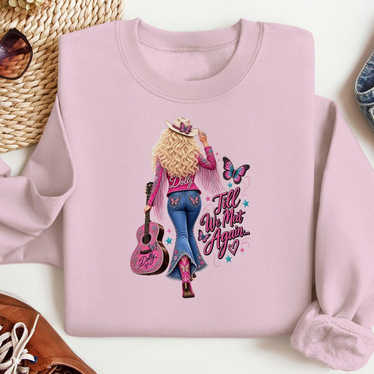 Comfort Colors Dolly Parton Vintage Country Queen Guitar Shirt Women, Retro Graphic Tee, Fan Gift for Her Aesthetic