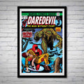 Daredevil Man Without Fear Issue 114 Man Thing Comic Book - Poster | Canvas Wall Art Print
