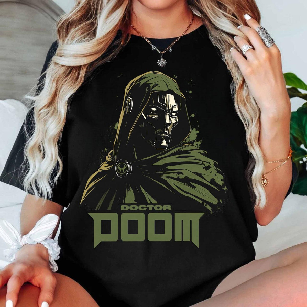 Comfort Colors Marvel Doctor Doom Shirt Women, Vintage MCU Avengers Doomsday Supervillain Comic Book Graphic Tee, Fan Gift for Her Aesthetic