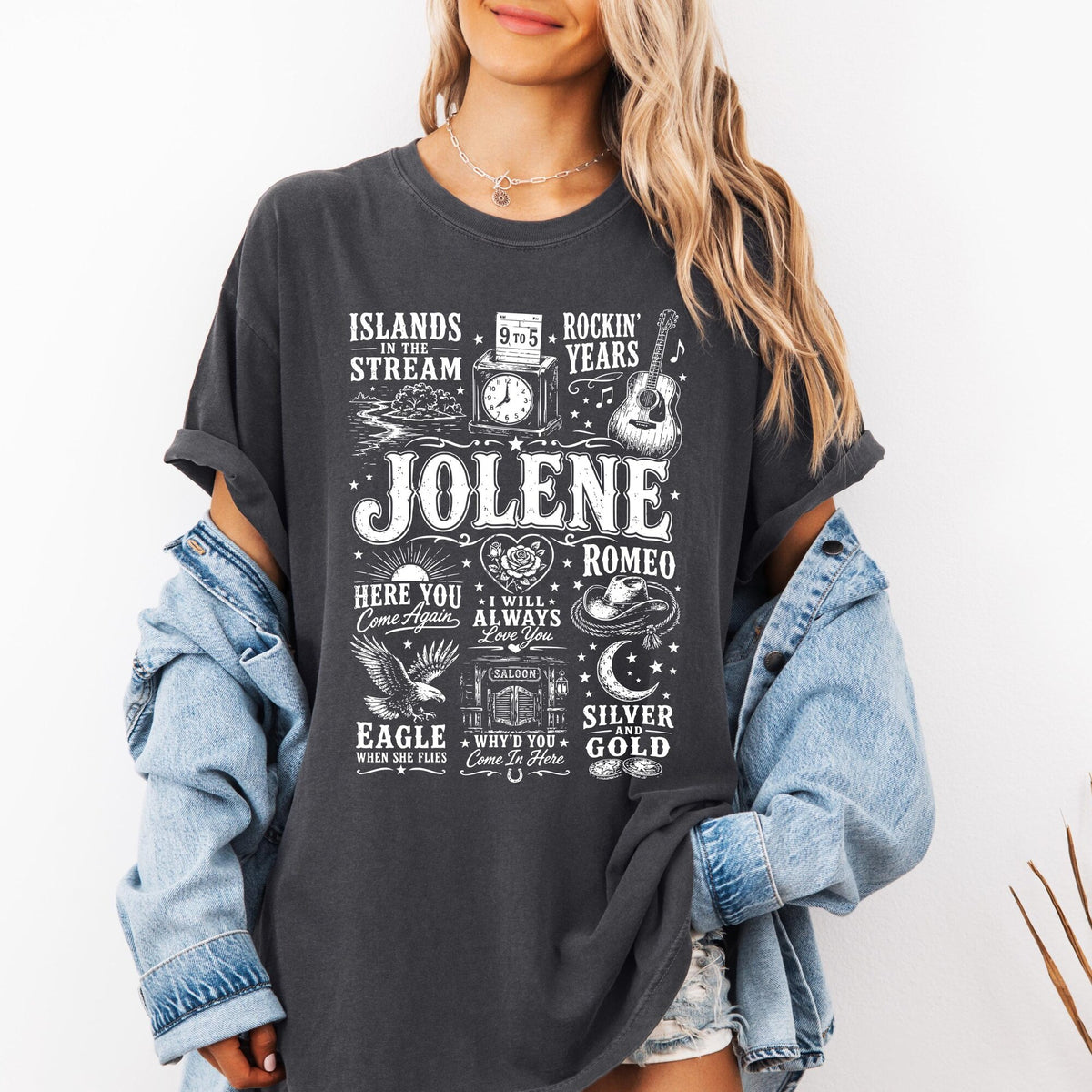 Comfort Colors Dolly Parton Shirt Jolene Country Concert Western Cowgirl Southern Graphic Tee Gift
