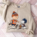 Comfort Colors Denver Football Snoopy Charlie Brown Shirt Women, Kicking Football Game Day Fan Graphic Tee, Gift for Her Aesthetic