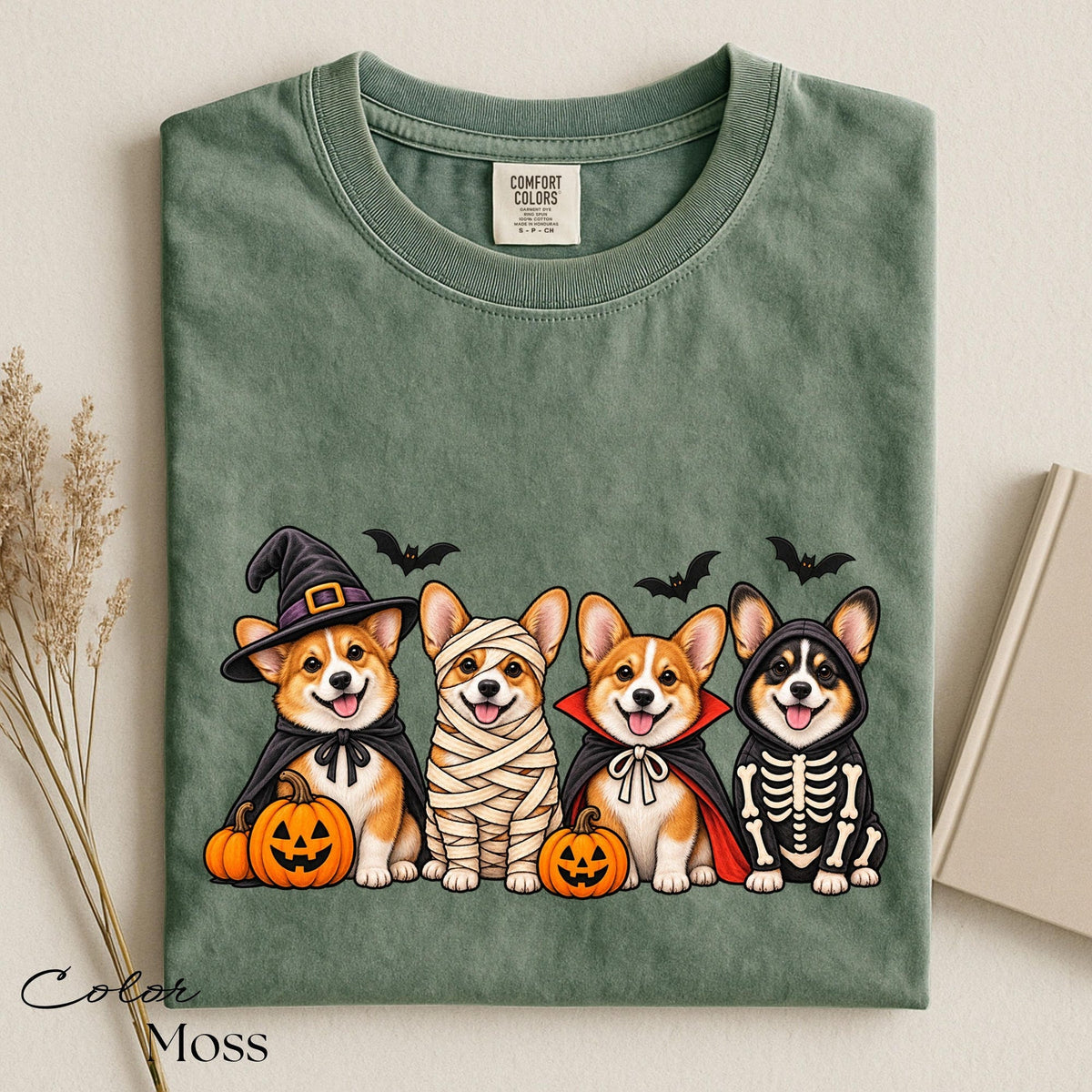 Corgi Halloween Shirt Cute Corgis in Costumes Tee Halloween Dog Shirt Corgi Mom Gift
