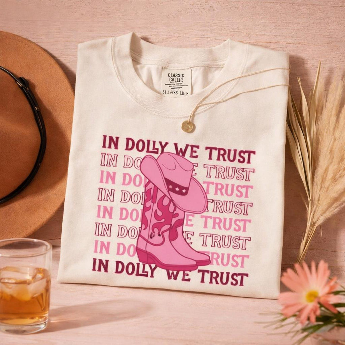 In Dolly We Trust Shirt Dolly Parton Country Music Fan Tee Gift