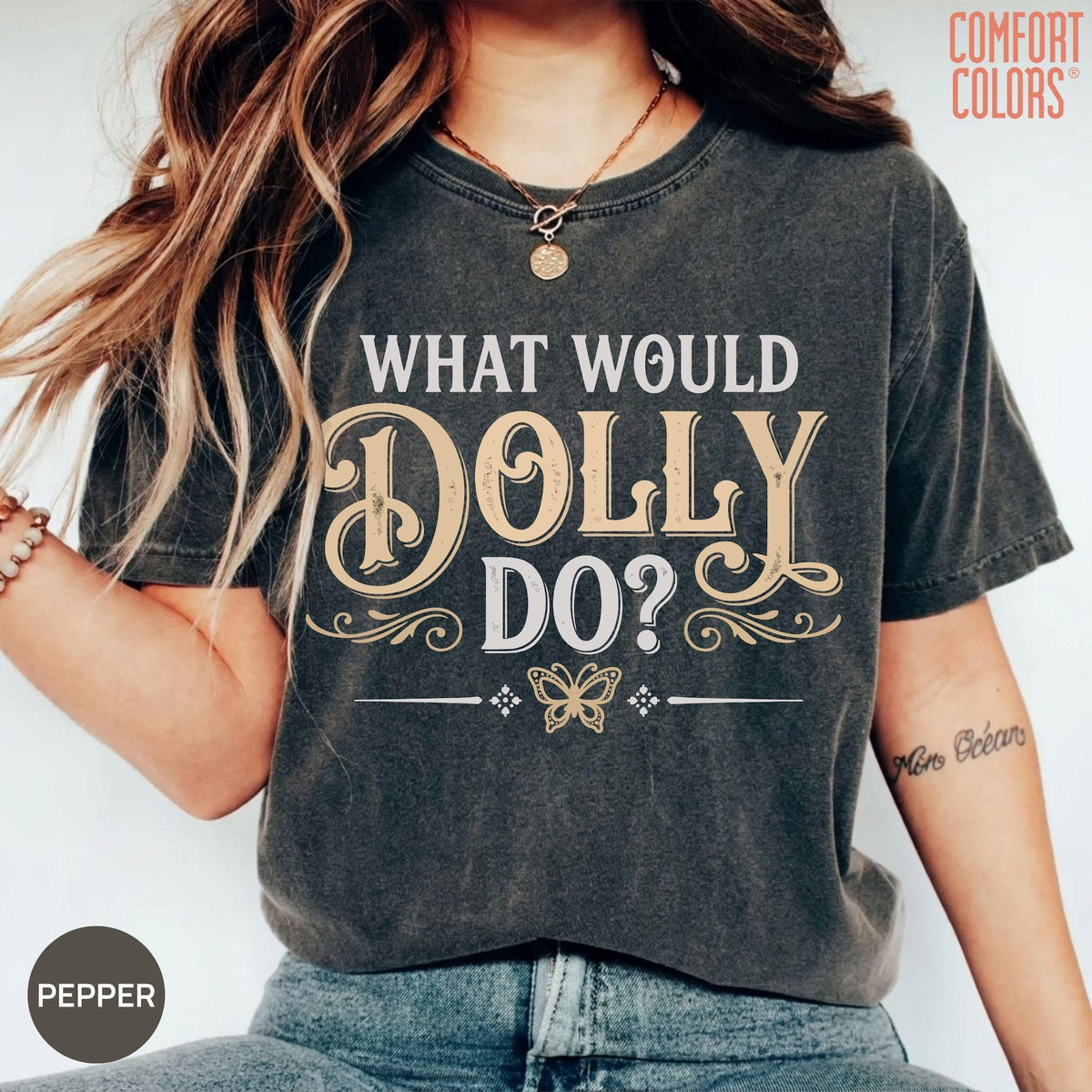 Comfort Colors What Would Dolly Do TShirt Dolly Parton Memorial Shirt Country Music Fan Tee Country Music Cowgirl Shirt