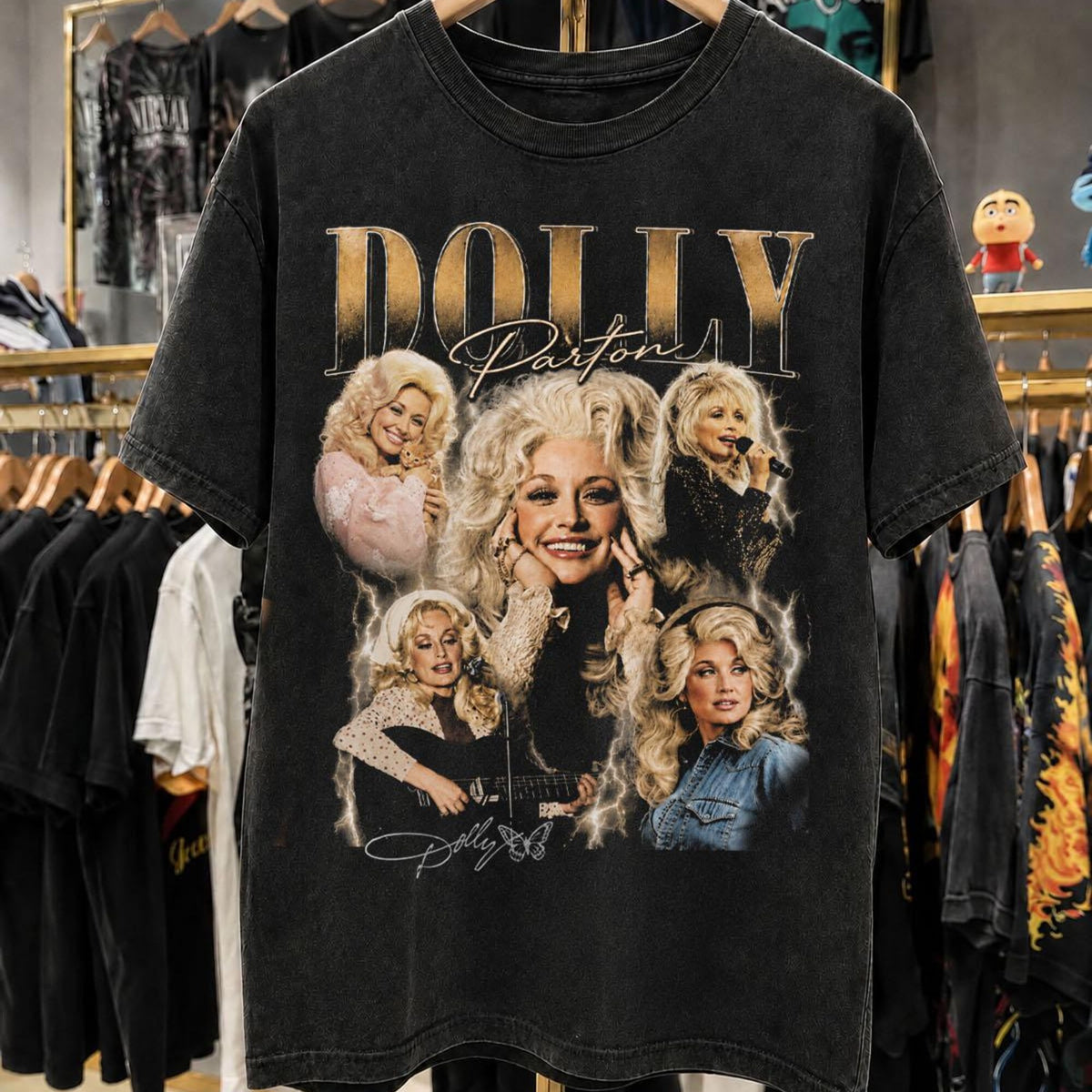Comfort Colors Dolly Parton Vintage Bootleg 90s Shirt Women, Country Music Retro Graphic Tee, Fan Gift for Her Aesthetic