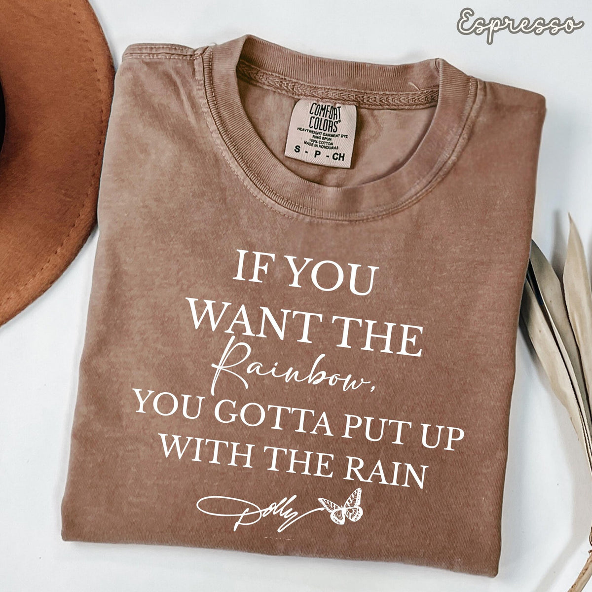 Comfort Colors Dolly Parton Rainbow Signature Vintage Shirt Women, Country Music Graphic Tee, Fan Gift for Her Aesthetic