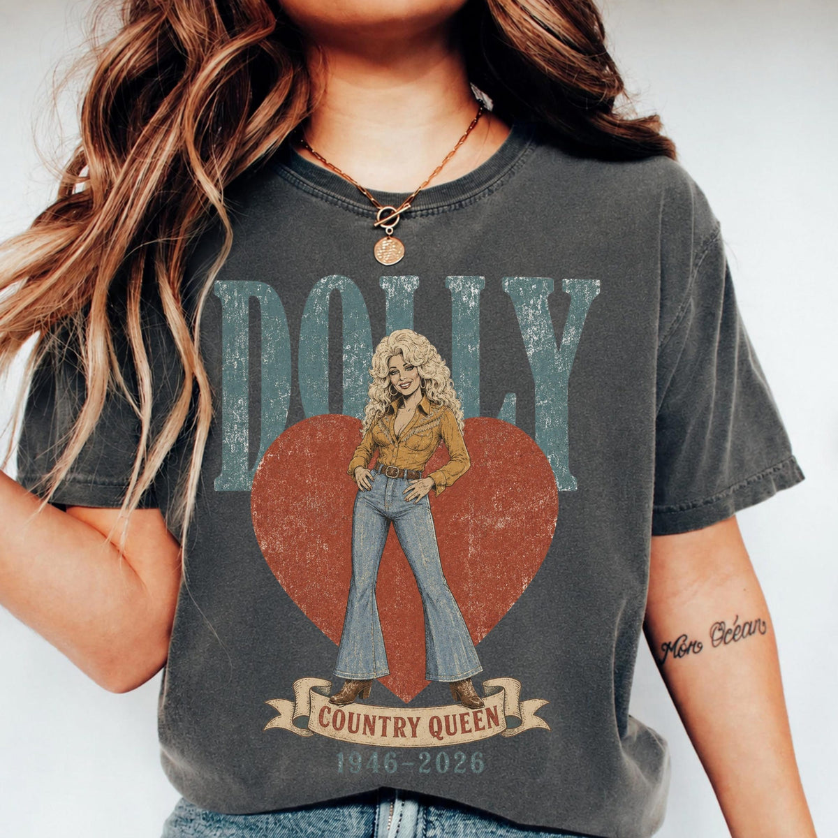 Comfort Colors Dolly Parton Memorial Shirt Women, Smoky Mountain Songbird Country Queen 1946 2026 Graphic Tee, Fan Gift for Her Aesthetic
