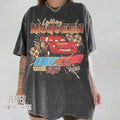 Comfort Colors Retro Lightning McQueen Rusteze Shirt Women, Piston Cup Disney Pixar Cars WDW Family Vacation Graphic Tee, Gift for Her Aesthetic