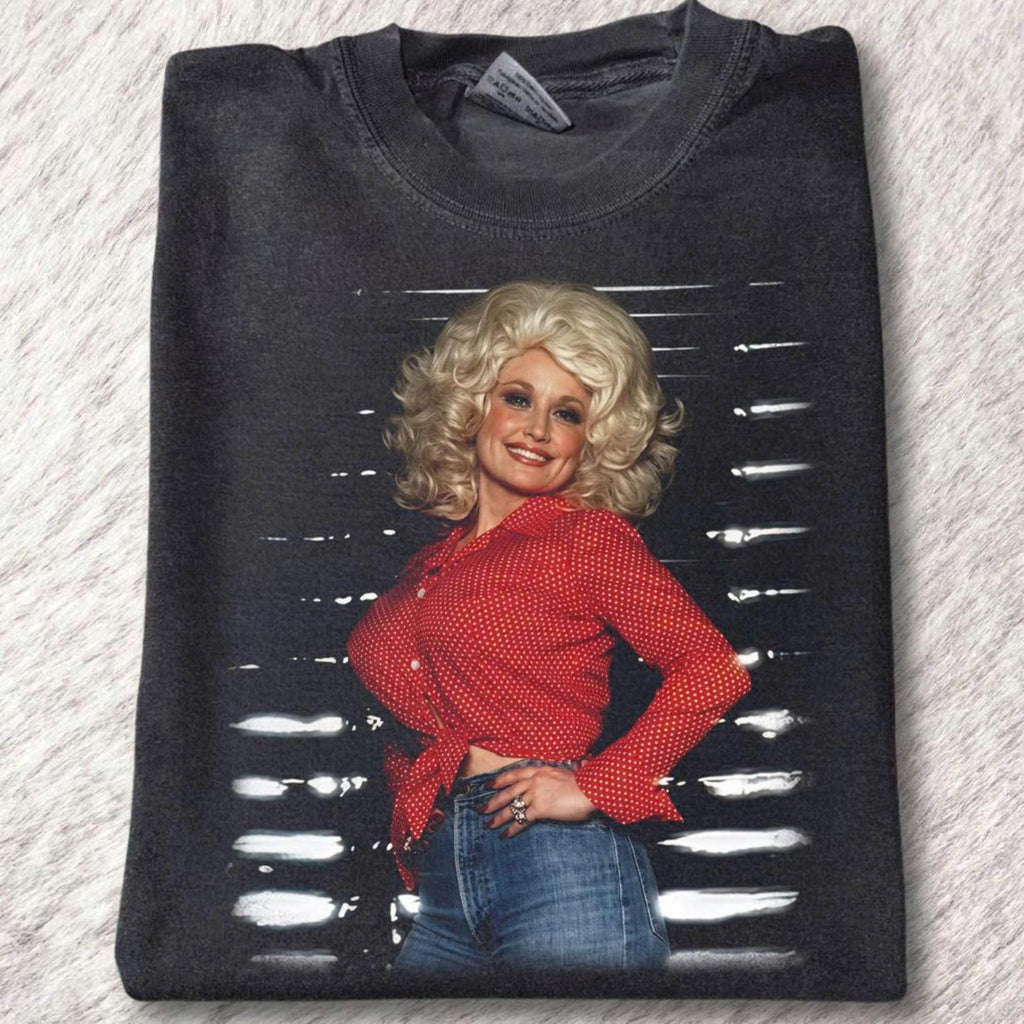Vintage Dolly Parton Shirt 90s Graphic Country Music Tee Unisex Fan Gift