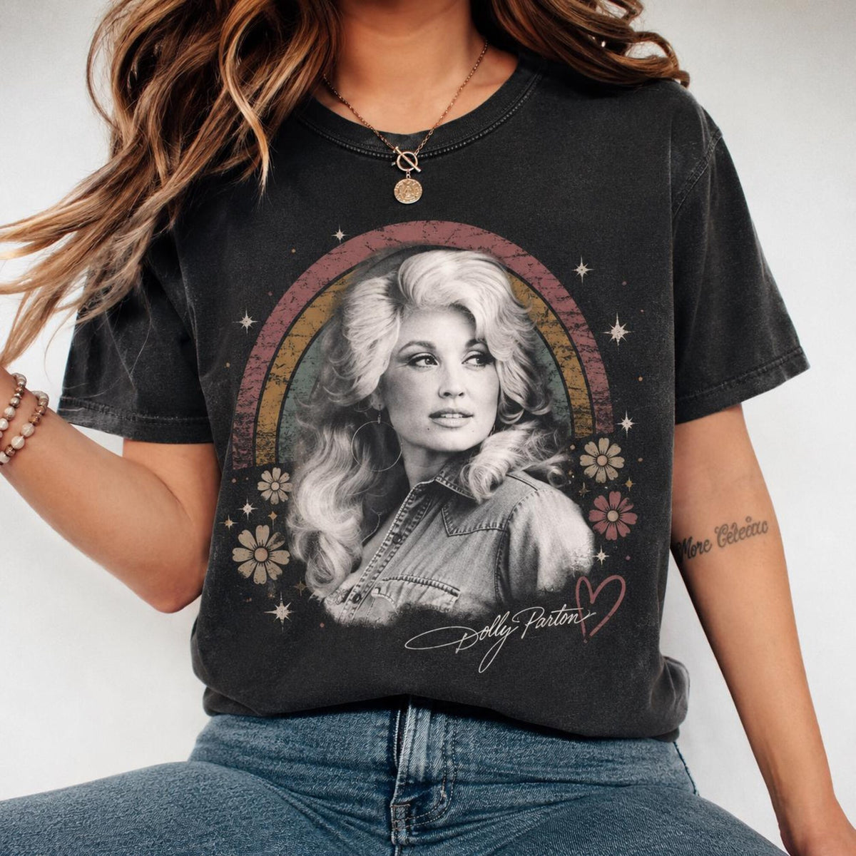 Dolly Parton Portrait TShirt Vintage Style Comfort Colors Tee