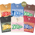 Custom School Mascot Shirt School Spirit Shirt Football Season TeePreppy Game Day Shirt Team Pride Tee Back To School TeeStripe Shirt