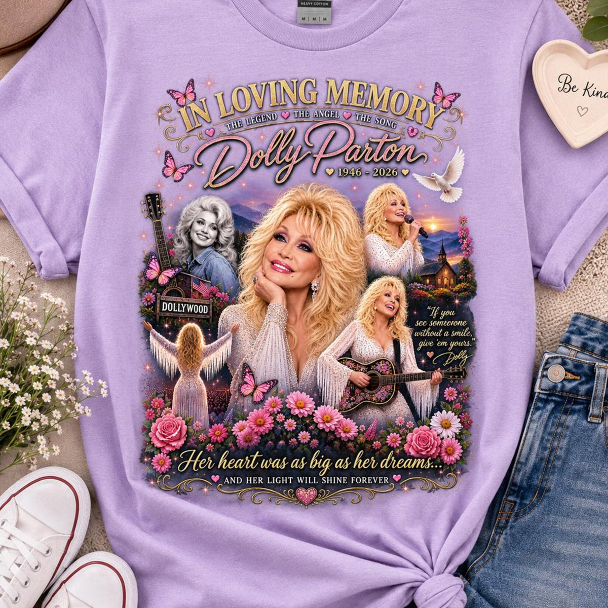 Dolly Parton In Loving Memory Country tee