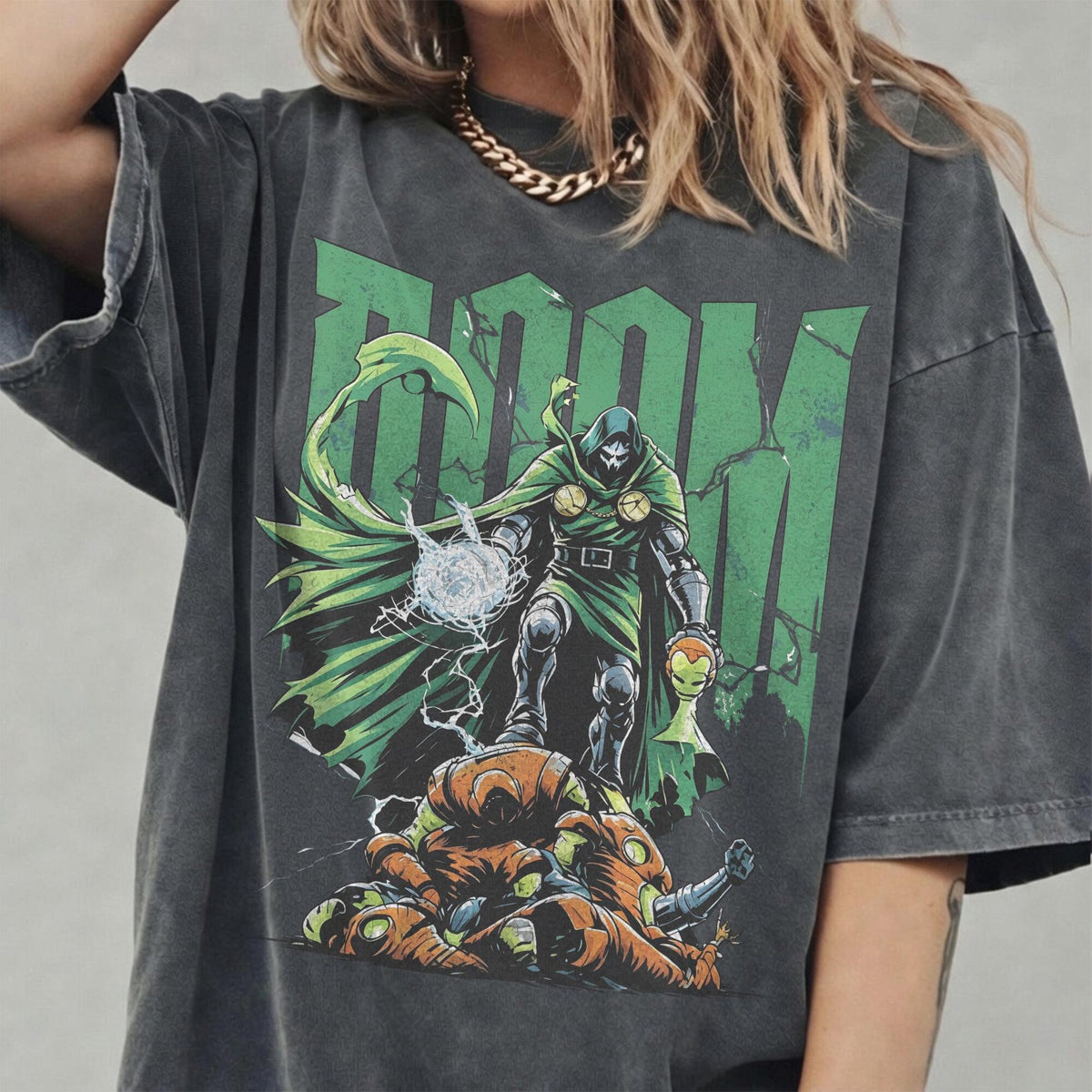 Comfort Colors Vintage Doctor Doom Multiverse Shirt Women, Retro Marvel Avengers Doomsday MCU Villain Matching Graphic Tee, Fan Gift for Her Aesthetic