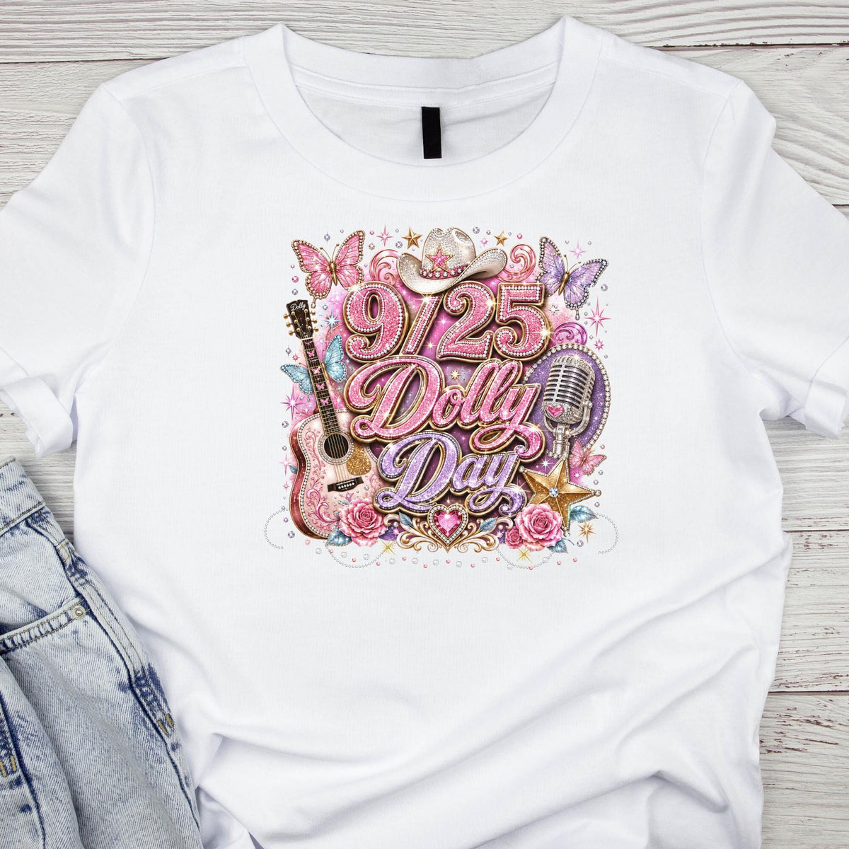 Comfort Colors Dolly Day 9 to 5 Shirt Women, Dolly Parton Country Music Vintage Graphic Tee, Fan Gift for Her Aesthetic