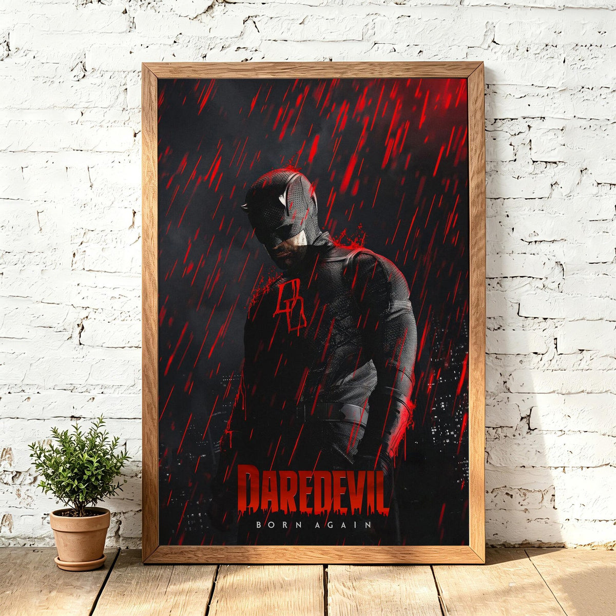 Daredevil Born Again Vintage Home Theater Decor Unframed - Poster | Canvas Wall Art Print