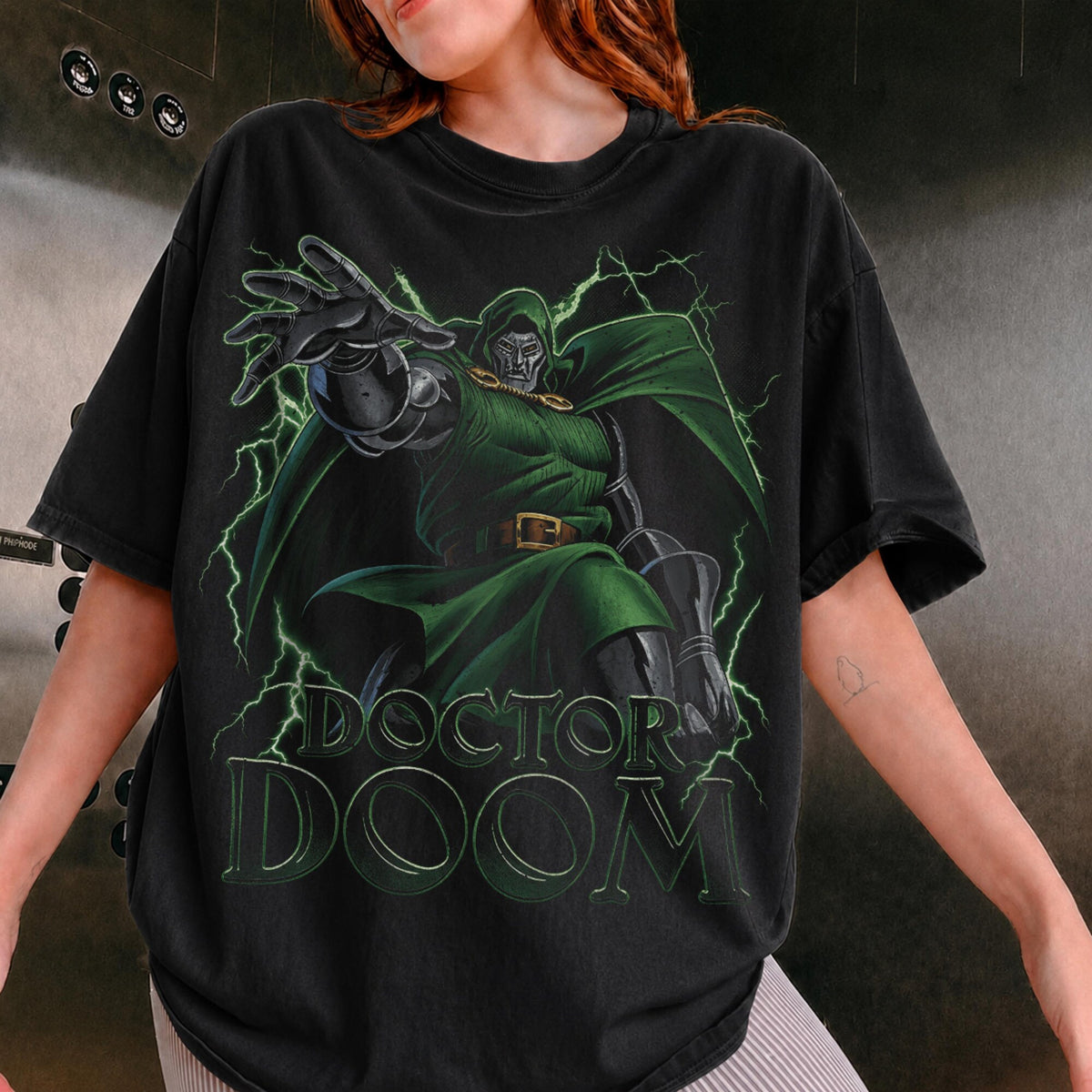 Comfort Colors Vintage Doctor Doom Victor Von Doom Shirt Women, Retro Marvel Avengers Doomsday Villain Dark Graphic Tee, Fan Gift for Her Aesthetic