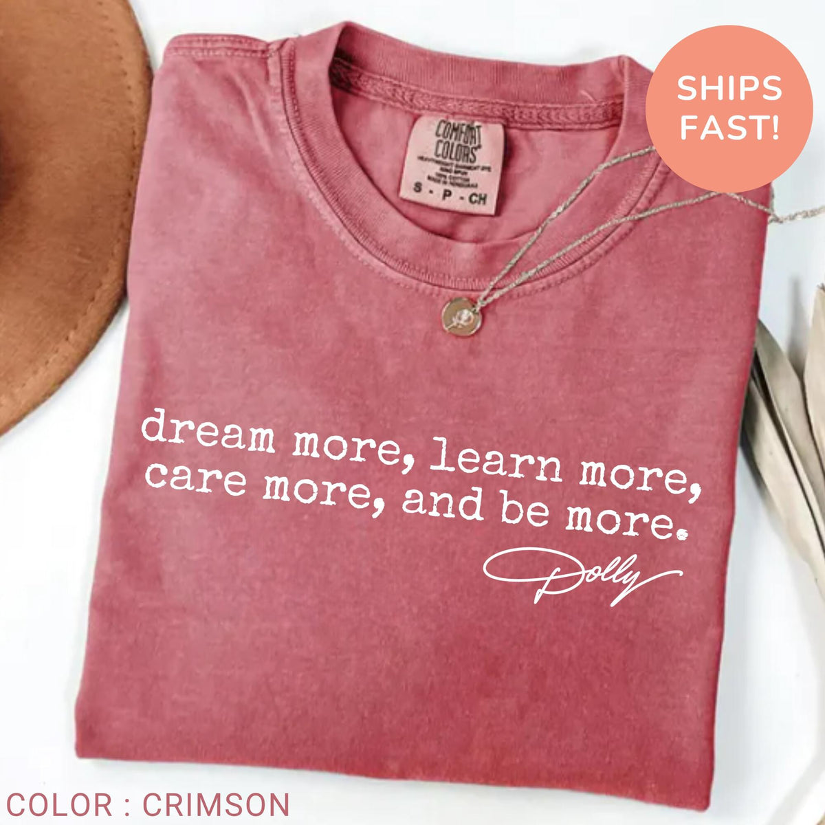 Comfort Colors Dream More Do More Dolly Shirt Women, Country Concert Pigeon Forge Gatlinburg Tennessee Graphic Tee, Fan Gift for Her Aesthetic