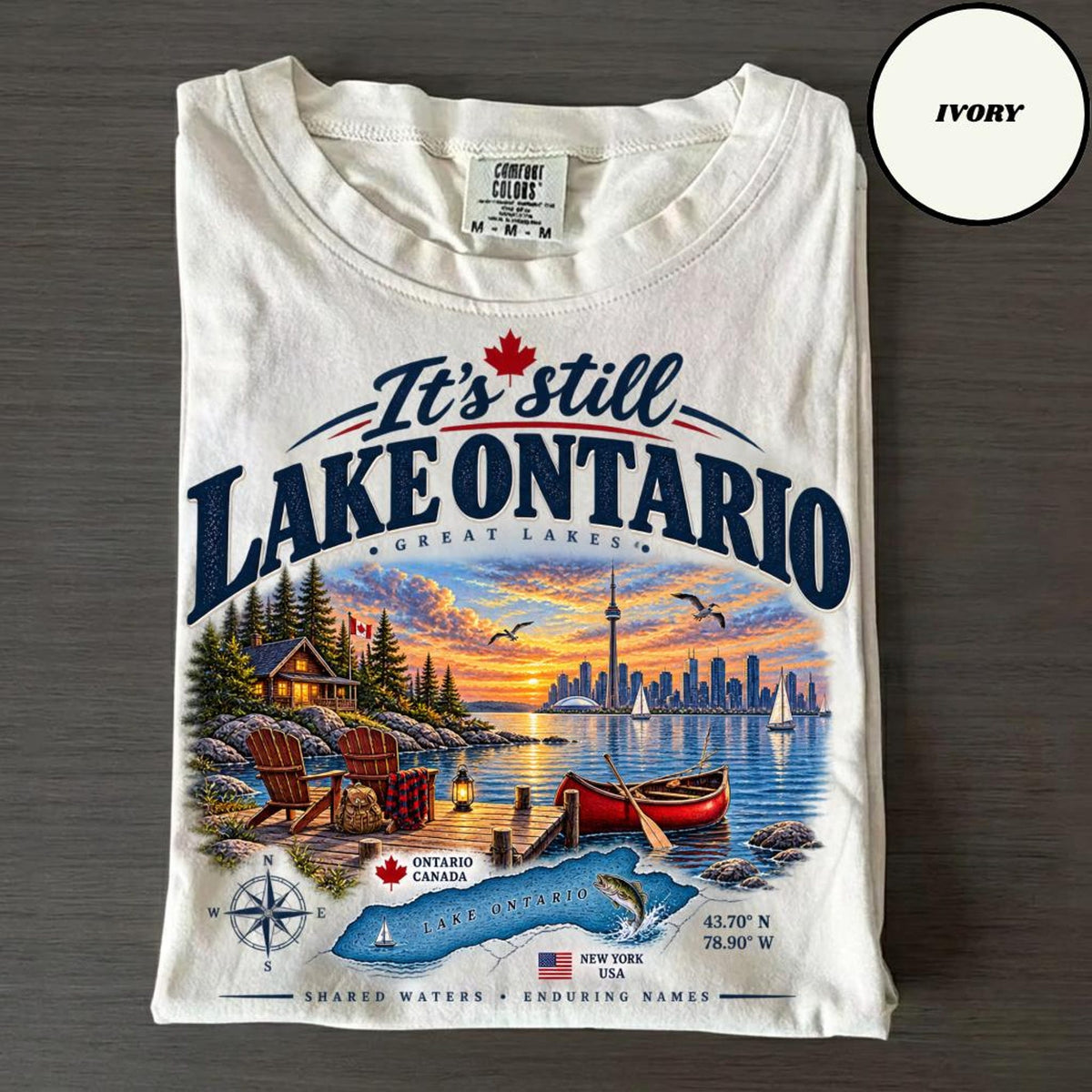 Its Still Lake Ontario Shirt  Funny Great Lakes Tee Lake America Satire Vintage Quiet Activism Tee Canada Solidarity Comfort Colors Shirt