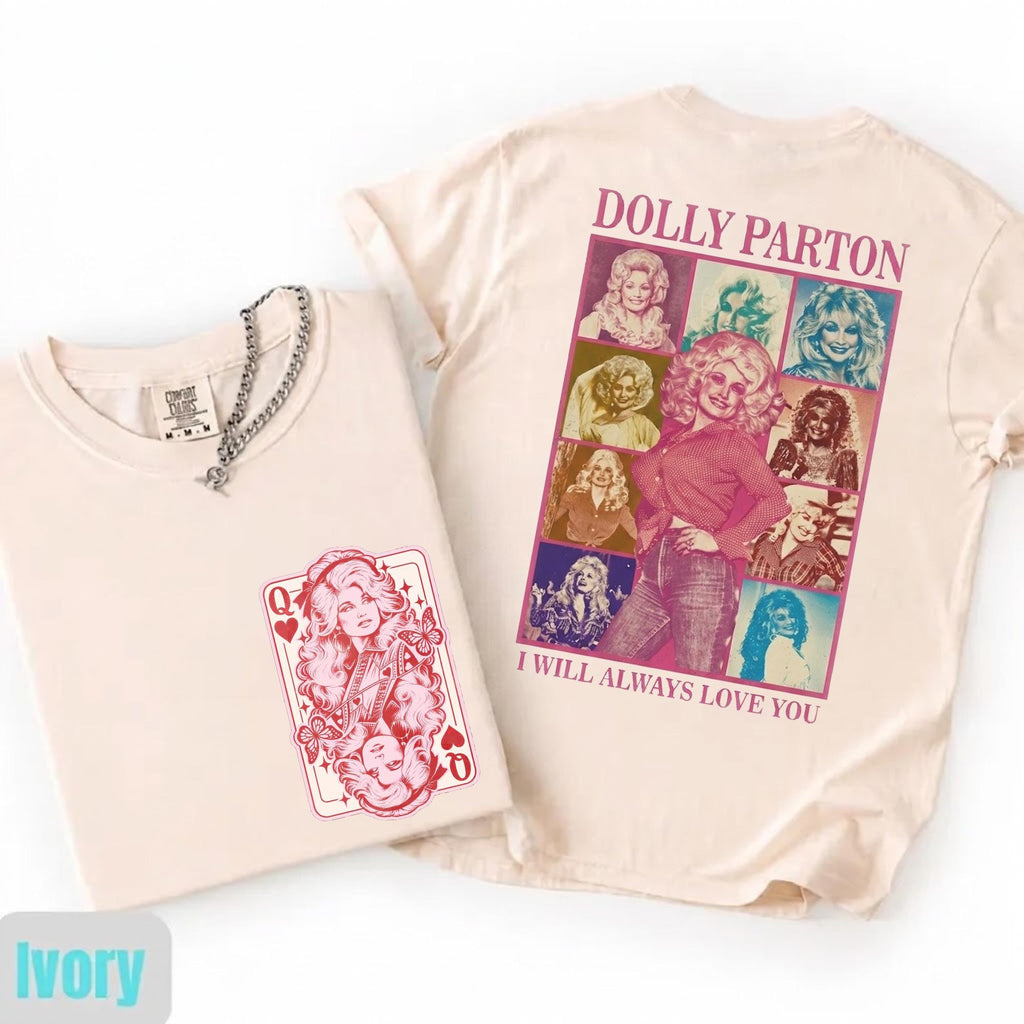 Dolly Parton Memorial Shirt Retro RIP Two Side Print Country Music Legend Tribute Tee Fan Gift