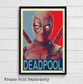 Deadpool Political Poster Illustration - Marvel Superhero Movie, Comic Book Film - Poster | Canvas Wall Art Print