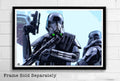 Death Trooper Star Wars Illustration #3 - Rogue One Sci-Fi Film Movie - Poster | Canvas Wall Art Print