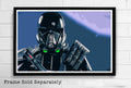 Star Wars Death Trooper Illustration #2 - Rogue One Sci-Fi Film Movie - Poster | Canvas Wall Art Print