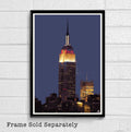 Empire State Building Illustration #4 - New York City Nyc Landscape Landmark - Poster | Canvas Wall Art Print